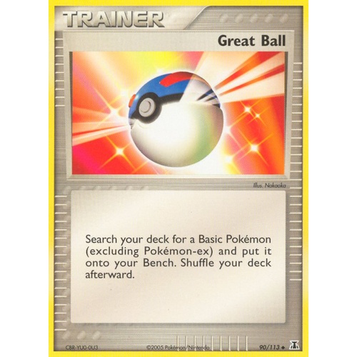 Great Ball 90/113 EX Delta Species Uncommon Trainer Pokemon Card NEAR MINT TCG