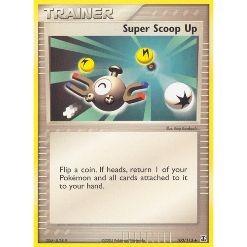 Super Scoop Up 100/113 EX Delta Species Uncommon Trainer Pokemon Card NEAR MINT TCG