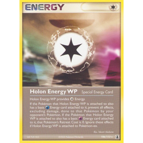 Holon Energy WP 106/113 EX Delta Species Rare Pokemon Card NEAR MINT TCG