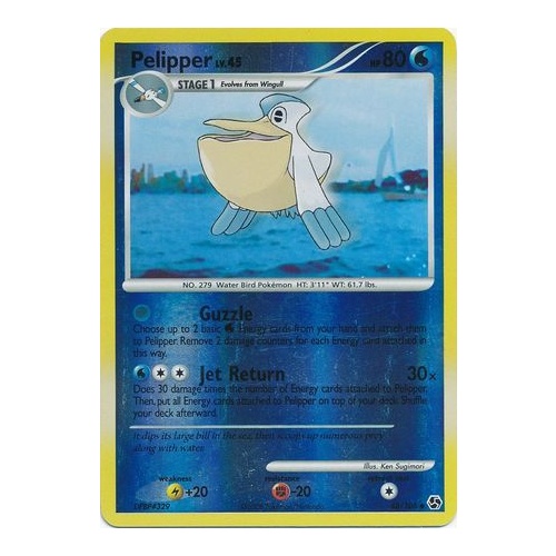 Pelipper 48/106 DP Great Encounters Reverse Holo Uncommon Pokemon Card NEAR MINT TCG