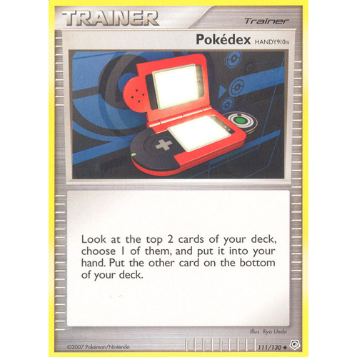 Pokedex Handy910 111/130 DP Base Set Uncommon Trainer Pokemon Card NEAR MINT TCG