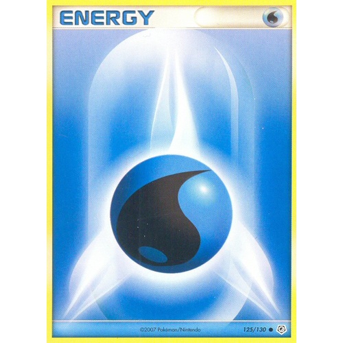 Water Energy 125/130 DP Base Set Common Pokemon Card NEAR MINT TCG