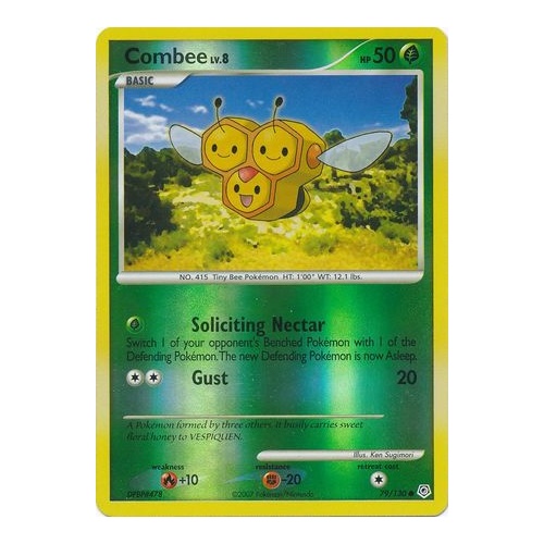 Combee 79/130 DP Base Set Reverse Holo Common Pokemon Card NEAR MINT TCG