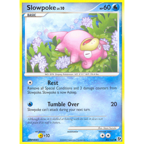 Slowpoke 82/106 DP Great Encounters Common Pokemon Card NEAR MINT TCG