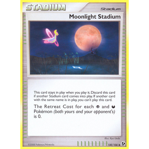 Moonlight Stadium 100/106 DP Great Encounters Uncommon Trainer Pokemon Card NEAR MINT TCG