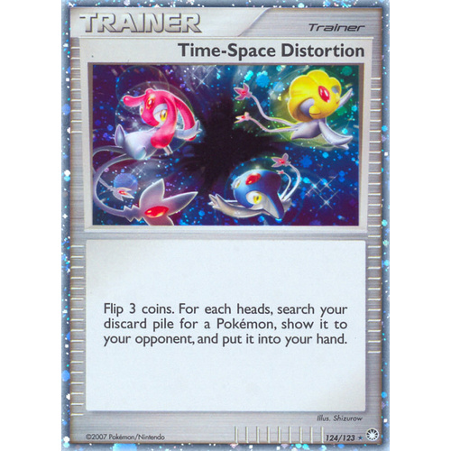 Time Space Distortion 124/123 DP Mysterious Treasures Holo Secret Rare Pokemon Card NEAR MINT TCG