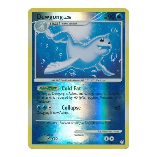 Dewgong 45/123 DP Mysterious Treasures Reverse Holo Uncommon Pokemon Card NEAR MINT TCG