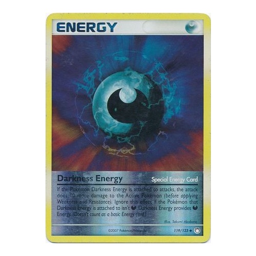 Darkness Energy 119/123 DP Mysterious Treasures Reverse Holo Uncommon Pokemon Card NEAR MINT TCG