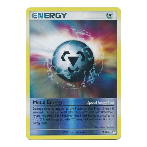 Metal Energy 120/123 DP Mysterious Treasures Reverse Holo Uncommon Pokemon Card NEAR MINT TCG