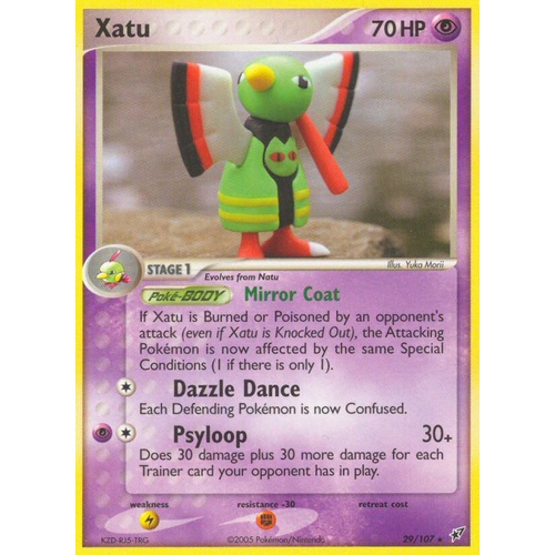 Xatu 29/107 EX Deoxys Rare Pokemon Card NEAR MINT TCG