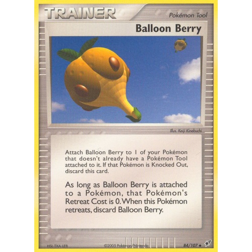 Balloon Berry 84/107 EX Deoxys Uncommon Trainer Pokemon Card NEAR MINT TCG