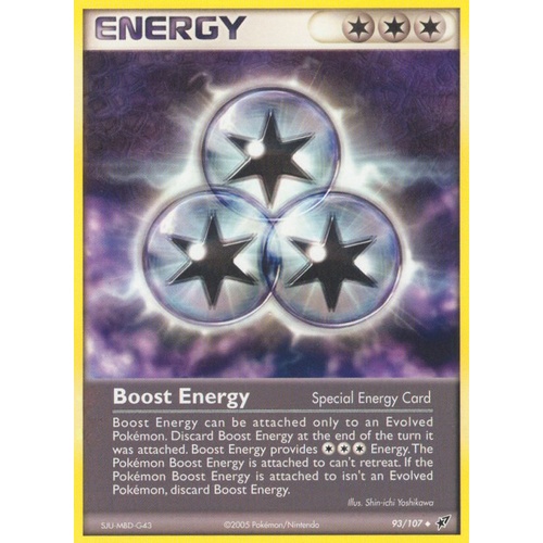 Boost Energy 93/107 EX Deoxys Uncommon Pokemon Card NEAR MINT TCG