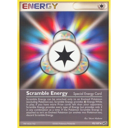 Scramble Energy 95/107 EX Deoxys Uncommon Pokemon Card NEAR MINT TCG