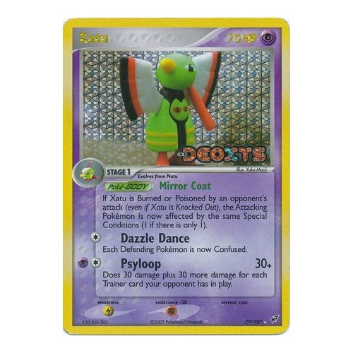 Xatu 29/107 EX Deoxys Reverse Holo Rare Pokemon Card NEAR MINT TCG