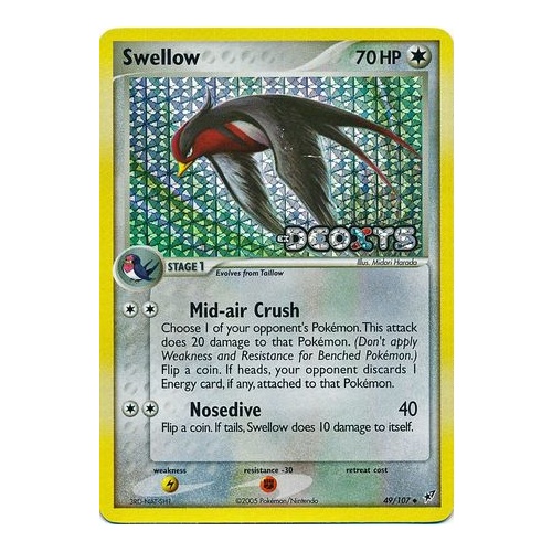 Swellow 49/107 EX Deoxys Reverse Holo Uncommon Pokemon Card NEAR MINT TCG