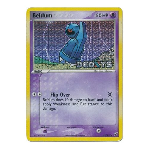 Beldum 55/107 EX Deoxys Reverse Holo Common Pokemon Card NEAR MINT TCG