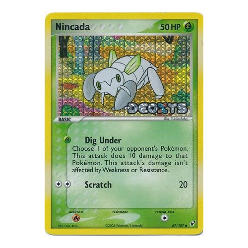 Nincada 67/107 EX Deoxys Reverse Holo Common Pokemon Card NEAR MINT TCG