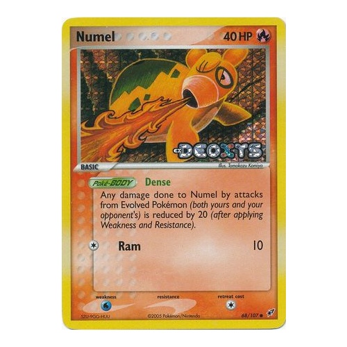 Numel 68/107 EX Deoxys Reverse Holo Common Pokemon Card NEAR MINT TCG