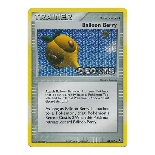 Balloon Berry 84/107 EX Deoxys Reverse Holo Uncommon Trainer Pokemon Card NEAR MINT TCG