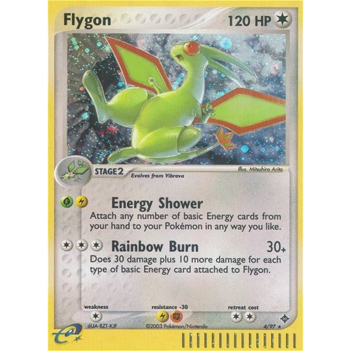 Flygon 4/97 EX Dragon Holo Rare Pokemon Card NEAR MINT TCG