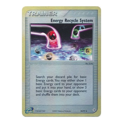 Energy Recycle System 84/97 EX Dragon Reverse Holo Uncommon Trainer Pokemon Card NEAR MINT TCG