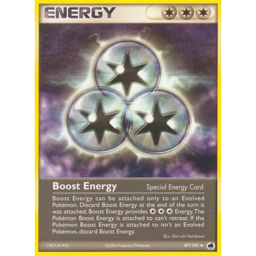 Boost Energy 87/101 EX Dragon Frontiers Uncommon Pokemon Card NEAR MINT TCG