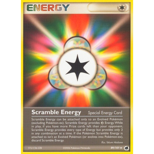 Scramble Energy 89/101 EX Dragon Frontiers Uncommon Pokemon Card NEAR MINT TCG