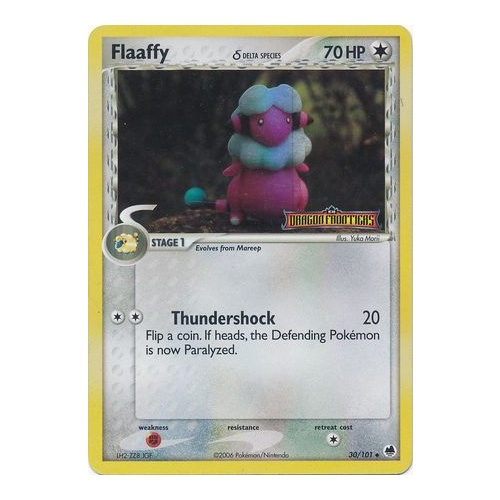 Flaaffy (Delta Species) 30/101 EX Dragon Frontiers Reverse Holo Uncommon Pokemon Card NEAR MINT TCG
