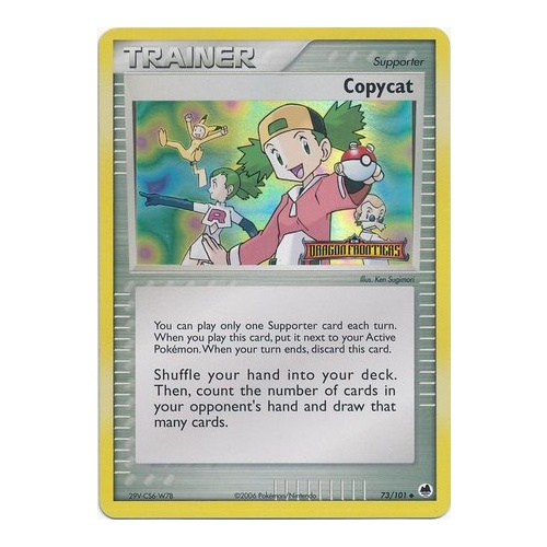 Copycat 73/101 EX Dragon Frontiers Reverse Holo Uncommon Trainer Pokemon Card NEAR MINT TCG