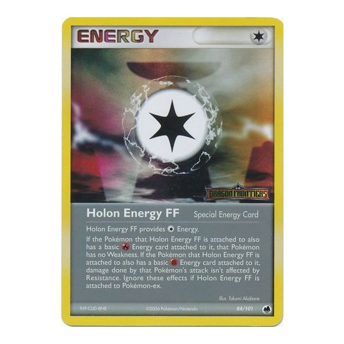 Holon Energy FF 84/101 EX Dragon Frontiers Reverse Holo Rare Pokemon Card NEAR MINT TCG
