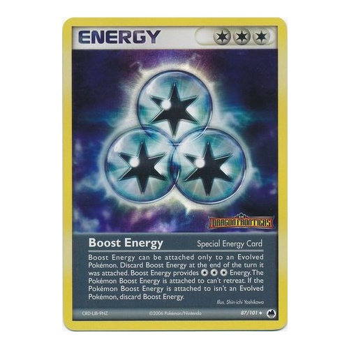 Boost Energy 87/101 EX Dragon Frontiers Reverse Holo Uncommon Pokemon Card NEAR MINT TCG