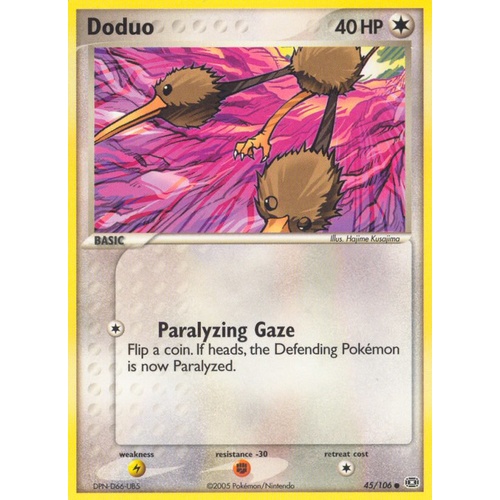 Doduo 45/106 EX Emerald Common Pokemon Card NEAR MINT TCG