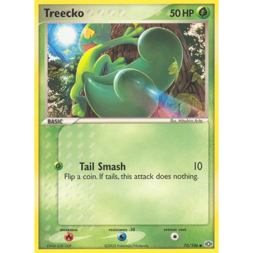 Treecko 70/106 EX Emerald Common Pokemon Card NEAR MINT TCG