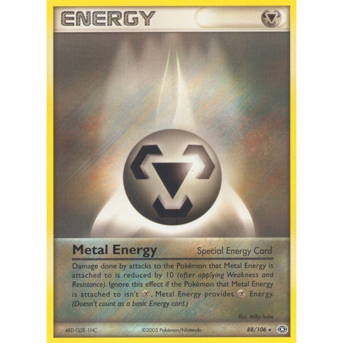 Metal Energy 88/106 EX Emerald Rare Pokemon Card NEAR MINT TCG