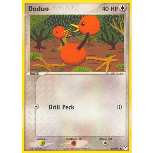 Doduo 60/101 EX Hidden Legends Common Pokemon Card NEAR MINT TCG