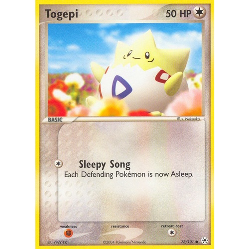 Togepi 78/101 EX Hidden Legends Common Pokemon Card NEAR MINT TCG