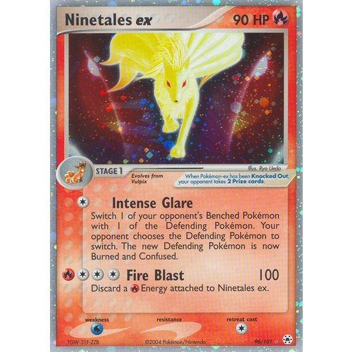 Ninetales EX 96/101 EX Hidden Legends Holo Ultra Rare Pokemon Card NEAR MINT TCG