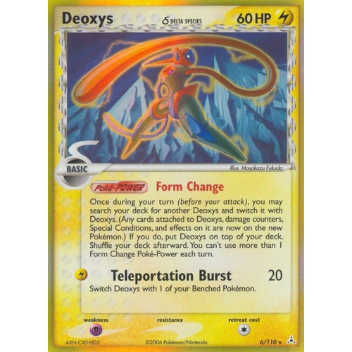 Deoxys (Delta Species) 6/110 EX Holon Phantoms Holo Rare Pokemon Card NEAR MINT TCG