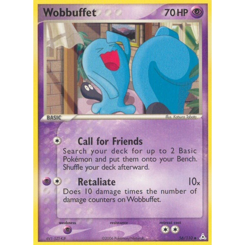 Wobbuffet 56/110 EX Holon Phantoms Uncommon Pokemon Card NEAR MINT TCG
