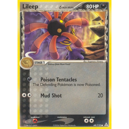 Lileep (Delta Species) 68/110 EX Holon Phantoms Common Pokemon Card NEAR MINT TCG