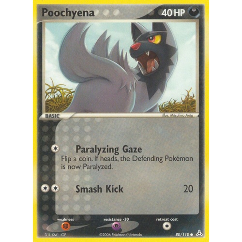 Poochyena 80/110 EX Holon Phantoms Common Pokemon Card NEAR MINT TCG