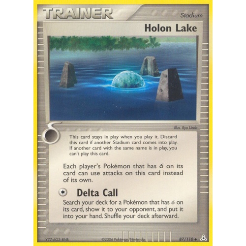 Holon Lake 87/110 EX Holon Phantoms Uncommon Trainer Pokemon Card NEAR MINT TCG