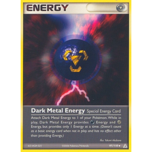 Dark Metal Energy 97/110 EX Holon Phantoms Uncommon Pokemon Card NEAR MINT TCG