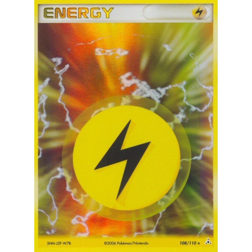 Lightning Energy 108/110 EX Holon Phantoms Holo Rare Pokemon Card NEAR MINT TCG