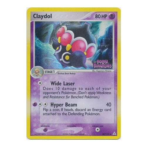 Claydol 38/110 EX Holon Phantoms Reverse Holo Uncommon Pokemon Card NEAR MINT TCG