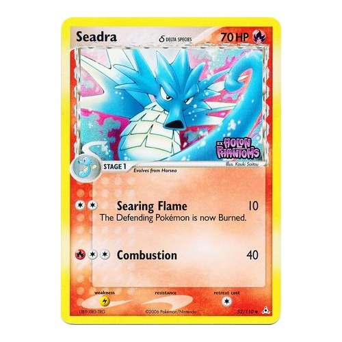 Seadra (Delta Species) 52/110 EX Holon Phantoms Reverse Holo Uncommon Pokemon Card NEAR MINT TCG