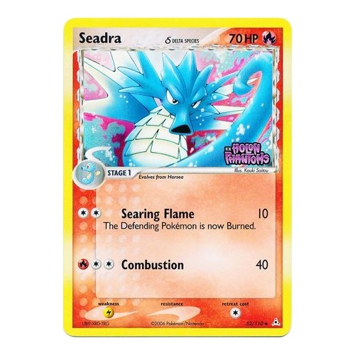 Seadra (Delta Species) 52/110 EX Holon Phantoms Reverse Holo Uncommon Pokemon Card NEAR MINT TCG