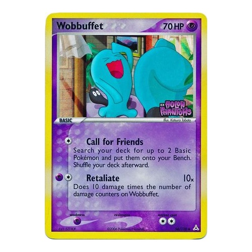 Wobbuffet 56/110 EX Holon Phantoms Reverse Holo Uncommon Pokemon Card NEAR MINT TCG