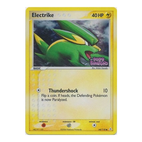 Electrike 64/110 EX Holon Phantoms Reverse Holo Common Pokemon Card NEAR MINT TCG