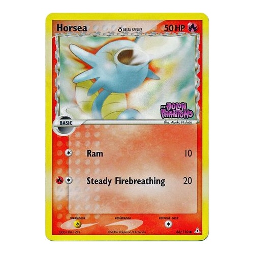 Horsea (Delta Species) 66/110 EX Holon Phantoms Reverse Holo Common Pokemon Card NEAR MINT TCG